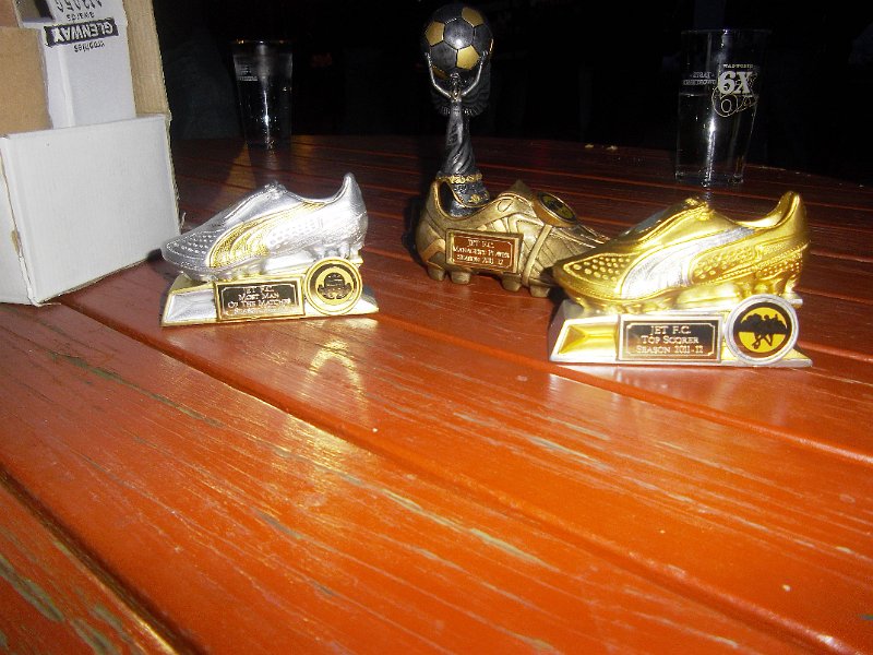 IMGP0348.JPG -  Just some of the prestigious trophies to be awarded 
