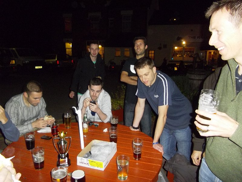 IMGP0237.JPG -  Rich, Olly, Jord, Nico Veillard, Daryl McLeod and Geraint Apps eye the trophies 