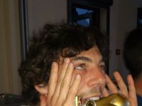 DSC 0344  Matt overjoyed with his Players&#39; Player trophy